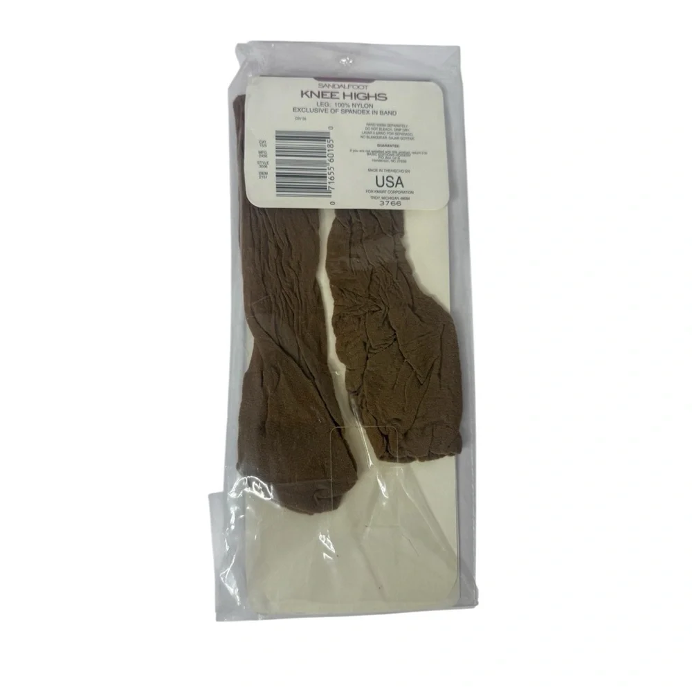 Assorted Knee Highs Lot of 6‎ Packages One Size Neutral Brown Sheer